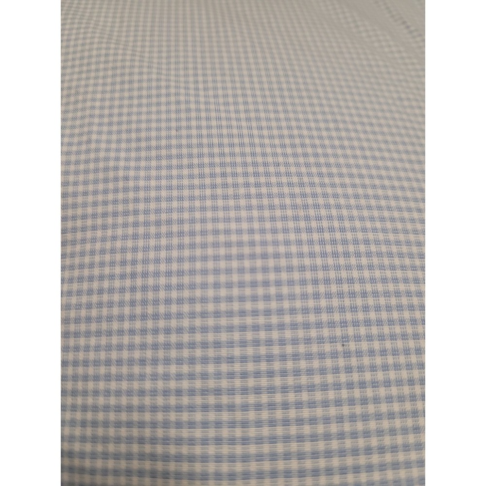 Jos A Bank Traveler Slim Fit Mens Dress Shirt Blue NWT Gingham 16 33 100% Cotton - Picture 3 of 6